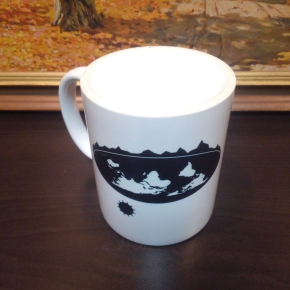 🌎 Flat Earth ☕ Coffee Mug Cup Conspiracy Theory 😊 Planet Space 🌌 FlatEarth - Picture 2 of 6